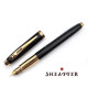 西華 Sheaffer 100型 鋼筆 珐琅黑金夾