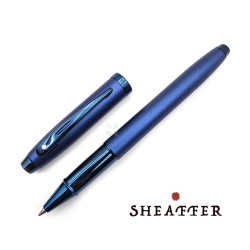 西華 Sheaffer 100型 鋼珠筆 藍桿藍夾 西華 Sheaffer 100型 鋼珠筆 藍桿藍夾