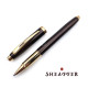 西華 Sheaffer 100型 鋼珠筆 棕桿金夾
