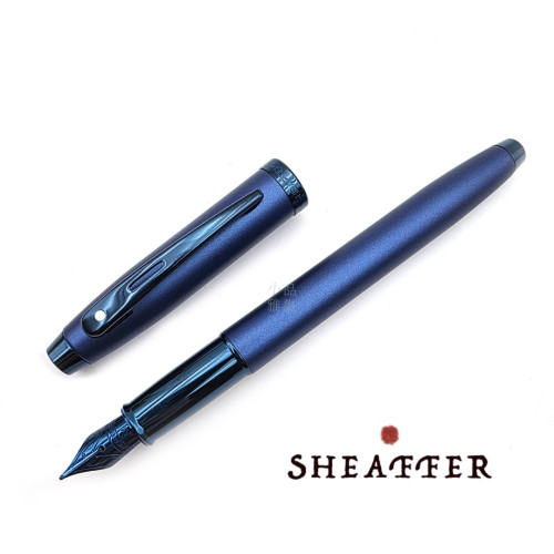 西華 Sheaffer 100型 鋼筆 藍桿藍夾