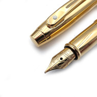 西華 Sheaffer 100型 鋼筆 金桿金夾