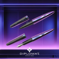 德國 DIPLOMAT 迪波曼 AERO 太空梭 Funky Petrol 炫彩金屬紫 鋼珠筆 德國 DIPLOMAT 迪波曼 AERO 太空梭 Funky Petrol 炫彩金屬紫 鋼珠筆