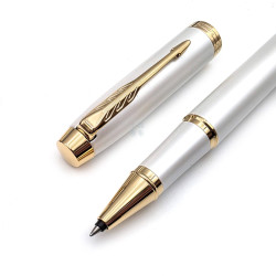 派克 PARKER  IM金屬系列 限量版 珠光白 鋼珠筆