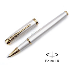 派克 PARKER  IM金屬系列 限量版 珠光白 鋼珠筆啟程禮盒