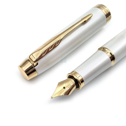 派克 PARKER  IM金屬系列 限量版 珠光白 鋼筆