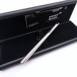  ☆典藏老筆☆ 德國 MONTBLANC 萬寶龍 貴族銀桿鋼筆 14K M尖 ( 中古品 #MB66580 )