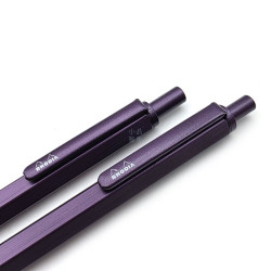 法國 RHODIA 按壓式自動鉛筆0.5/原子筆0.7(茄紫色) 法國 RHODIA 按壓式自動鉛筆0.5/原子筆0.7(茄紫色)