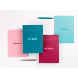 法國 RHODIA N°11 輕甜馬卡龍系列 上翻筆記本 74 x 105 mm 方格內頁(四色可選) 法國 RHODIA N°11 輕甜馬卡龍系列 上翻筆記本 74 x 105 mm 方格內頁(四色可選)