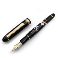 日本 Platinum 白金 #3776 蒔繪 櫻花Sakura 14K金 F尖 PNB-30000B  日本 Platinum 白金 #3776 蒔繪 櫻花Sakura 14K金 F尖 PNB-30000B