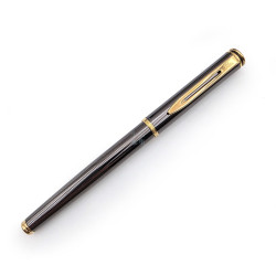 =中古美品=法國 WATERMAN 亮鉻金夾 沈穩好寫 鋼筆 #PJ-60400  =中古美品=法國 WATERMAN 亮鉻金夾 沈穩好寫 鋼筆 #PJ-60400