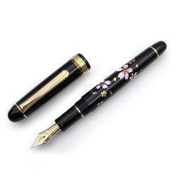 日本 Platinum 白金 #3776 蒔繪 櫻花Sakura 14K金 F尖 PNB-30000B  日本 Platinum 白金 #3776 蒔繪 櫻花Sakura 14K金 F尖 PNB-30000B