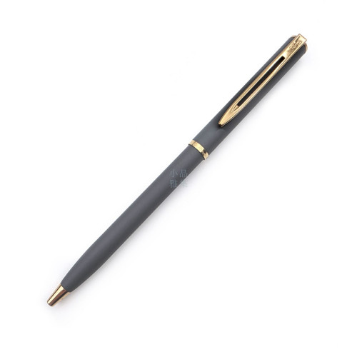 = 庫存新品= 法國 WATERMAN 磨砂灰 原子筆# GN-86632