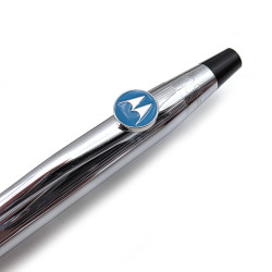 福利品 CROSS 高仕  |亮鉻 原子筆 愛爾蘭製( Motorola  LOGO ) 福利品 CROSS 高仕  |亮鉻 原子筆 愛爾蘭製( Motorola  LOGO )