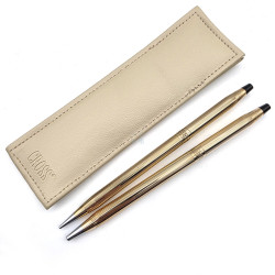 福利品 CROSS 高仕 |包10K金 原子筆/0.9mm 旋轉連續出芯 ( lady款 無筆夾 )  福利品 CROSS 高仕 |包10K金 原子筆/0.9mm 旋轉連續出芯 ( lady款 無筆夾 )