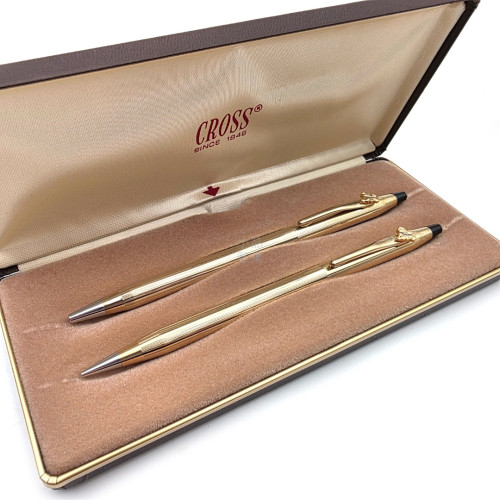 福利品 CROSS 高仕 ｜包10K金夾 原子筆/0.9mm 旋轉連續出芯 (米其林LOGO)