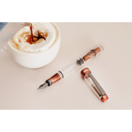 臺灣 TWSBI 三文堂 DIAMOND #580 AL R透明 活塞鋼筆 (雅芙佳朵&黑鈦)  臺灣 TWSBI 三文堂 DIAMOND #580 AL R透明 活塞鋼筆 (雅芙佳朵&黑鈦)