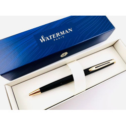 =庫存新品= 法國 WATERMAN ''全新老款'' 雋雅系列 原子筆 (麗黑金夾)GN-78211 =庫存新品= 法國 WATERMAN ''全新老款'' 雋雅系列 原子筆 (麗黑金夾)GN-78211
