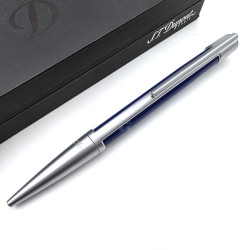 法國 S.T. Dupont 都彭 DEFI 挑戰系列 原子筆(Matte Blue 藍桿霧銀夾) 法國 S.T. Dupont 都彭 DEFI 挑戰系列 原子筆(Matte Blue 藍桿霧銀夾)