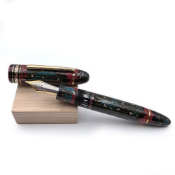 德國 MONTBLANC 萬寶龍 帝王系列 149 18k金 鋼筆 職人昆陽 漆塗『 蒼苔 Emerald Moss 』M尖