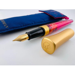 = 9成9新 = 法國 Waterman 傲蝶系列 鋼筆(金蓋圖花) = 9成9新 = 法國 Waterman 傲蝶系列 鋼筆(金蓋圖花)