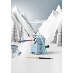 瑞士卡達 CARAN D'ACHE 阿爾卑斯霜雪 Alpine Frost 系列 2025 聖誕 限量版 金屬削鉛筆機 瑞士卡達 CARAN D'ACHE 阿爾卑斯霜雪 Alpine Frost 系列 2025 聖誕 限量版 金屬削鉛筆機