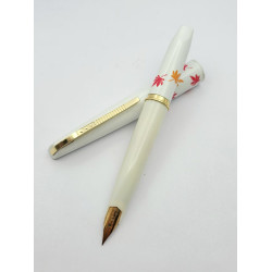 優選短鋼 =中古美品= Old Platinum 18K 細尖 鋼筆 (楓葉款)GH-1220K 優選短鋼 =中古美品= Old Platinum 18K 細尖 鋼筆 (楓葉款)GH-1220K