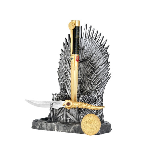 法國 S.T. DUPONT 都彭 X權力遊戲 冰與火之歌 聯名款 全球限量150支 鋼筆/鋼珠筆兩用 套組 