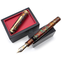 職人昆陽  漆塗款 Pelikan 百利金 M1000『 戰錦 Battle Brocade 』 18C F尖 職人昆陽  漆塗款 Pelikan 百利金 M1000『 戰錦 Battle Brocade 』 18C F尖
