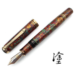 職人昆陽  漆塗款 Pelikan 百利金 M1000『 戰錦 Battle Brocade 』 18C F尖 職人昆陽  漆塗款 Pelikan 百利金 M1000『 戰錦 Battle Brocade 』 18C F尖