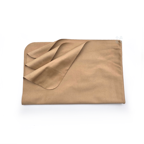 小品雅集獨家訂製 鋼筆專用 極柔擦拭布 （褐色大）