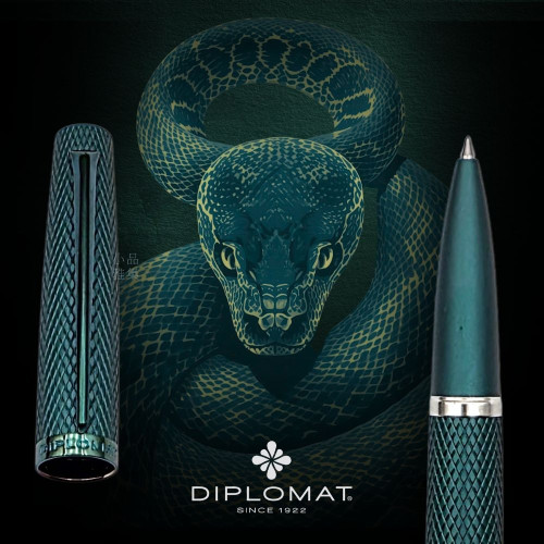 德國 DIPLOMAT 迪波曼 Viper 毒蛇 鋼珠筆（綠色）
