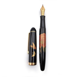 ☆典藏老筆☆ Platinum 3776 蒔繪 URUSHI Maki-e《牡丹與蝶》鋼筆 14K 太字尖 PTB-40000 ☆典藏老筆☆ Platinum 3776 蒔繪 URUSHI Maki-e《牡丹與蝶》鋼筆 14K 太字尖 PTB-40000
