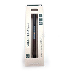 日本 uni kuru toga wood 自動鉛筆 0.5mm(鋼鐵藍) 日本 uni kuru toga wood 自動鉛筆 0.5mm(鋼鐵藍)
