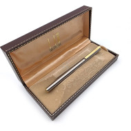 Dunhill（登喜路）Slimline 不銹鋼鍍金鋼筆（德國製）#GN-86786