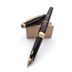  中古美品 絕版老款【Sailor 寫樂】 絕版老款21K 輪島塗「烏木上的鳳凰」蒔繪鋼筆 ER-581