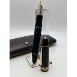 ☆典藏老筆☆ 德國 MONTBLANC 149  18K 中白尖 T舌 鋼筆 B尖（全新品 M-47392）