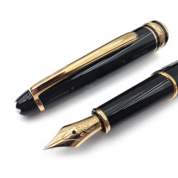 =典藏老筆= MONTBLANC 萬寶龍 144 14K 單色尖  F筆尖 M-69475