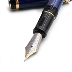 日本 PILOT 百樂 18K金 845 15號尖 (Urushi漆) 鋼筆（藍色）