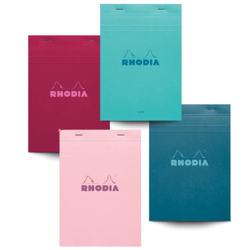 法國 RHODIA N°16 輕甜馬卡龍系列 上翻筆記本  148 x 210 mm 方格內頁（四色可選）