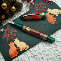 臺灣 OPUS 88 爵士 Jazz 系列 滴入式鋼筆 Under the Mistletoe 槲寄生 節慶限定色 限量 300支