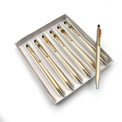 CROSS 包10K金 經典 原子筆 筆夾客製化銘版 (5 ) 全新品