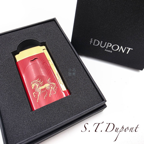 法國 S.T. DUPONT 都彭  Slim7 系列 生肖馬 特別款 打火機  