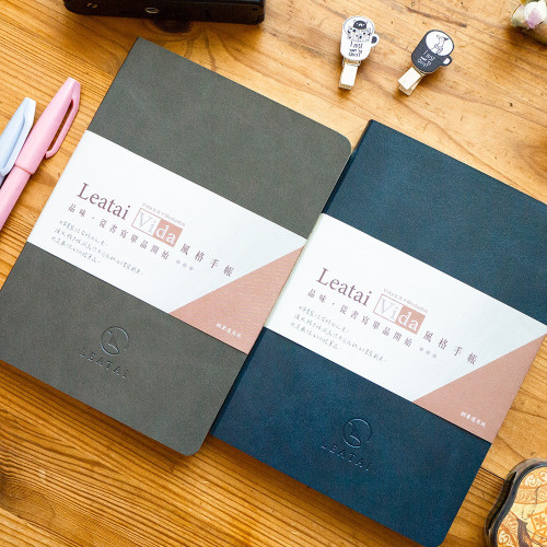 臺灣 Leatai 磊泰 VIDA 自填式子彈筆記本 6B 無時效手帳/日誌/日記本 (兩色可選)