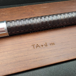 『 展示福利品 』TA+D 創夏設計WEAVE｜ 竹織『 鋼珠筆 』（深棕）