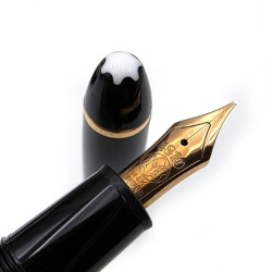 ☆典藏老筆☆ MONTBLANC 萬寶龍 146  鋼筆（ 14K單色尖 F全新品 附老款盒）#N1314