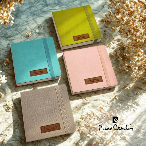 pierre cardin 皮爾卡登 12X12 cm 棉質 畫簿 四色可選 （300g / 30p）