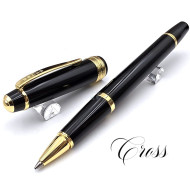 CROSS 高仕 Bailey Light 貝禮輕盈系列 鋼珠筆（亮黑金夾）