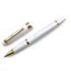 CROSS 高仕 Bailey Light 貝禮輕盈系列 鋼珠筆（亮白金夾）