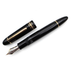 =超值經典組 =MONTBLANC 萬寶龍149 大班 18K金 中白尖 EF尖 +筆套 #UD-7269