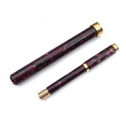 ＝中古美品= Waterman Lady Pen｜18K 金尖｜波爾多大理石紋｜法國製鋼筆 #UD-9915